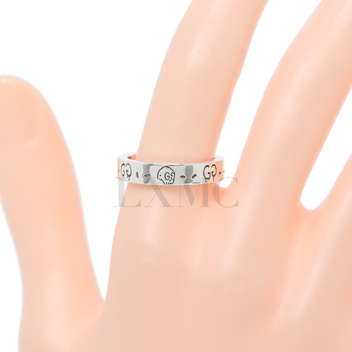 구찌 GG로고 실버링 고스트 반지 실버 반지 9호 477932 상품이미지5
