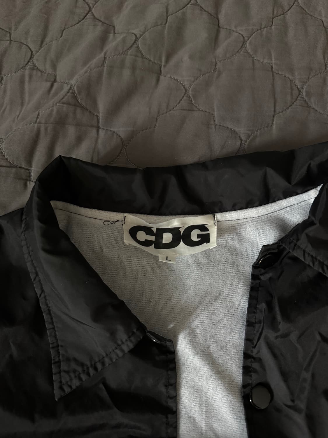 CDG 백패턴로고 블랙컬러 L 상품이미지2