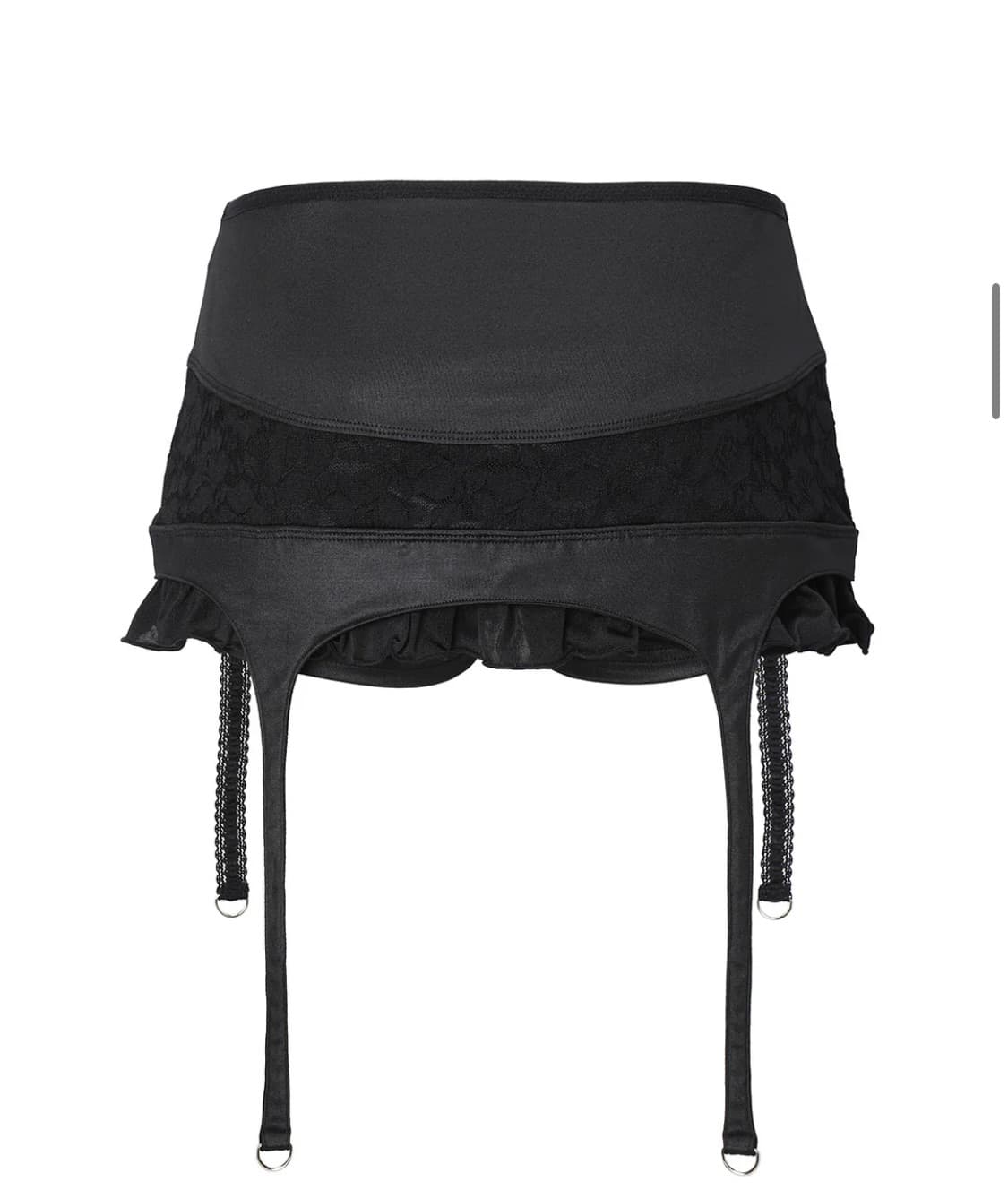 (새상품) 쓰리타임즈 가터 스커트 블랙 s 상품이미지2