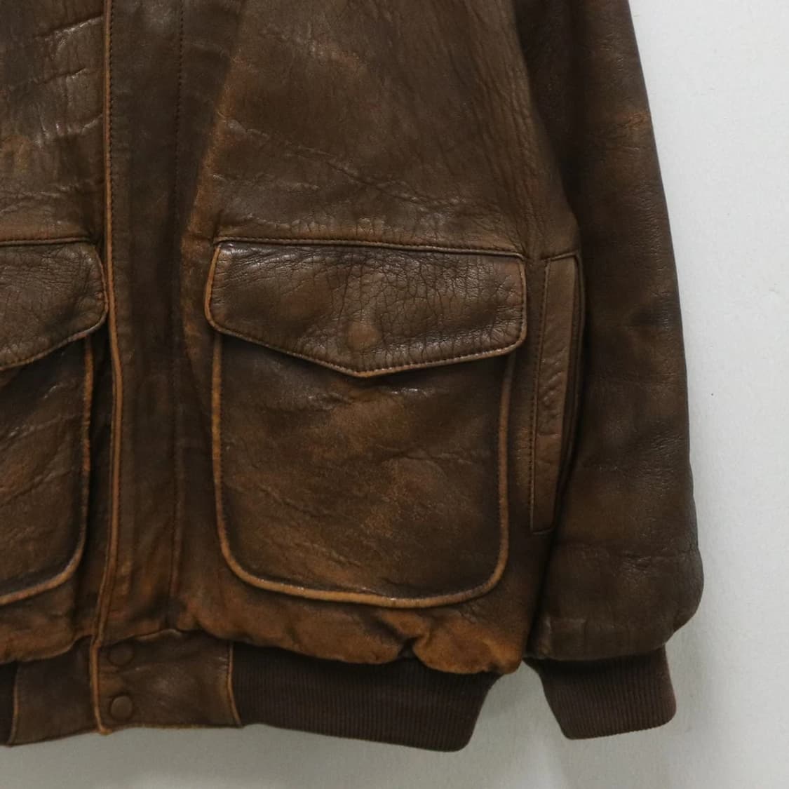 90'S SUB URBAN A-2 플라이트 양가죽 자켓 60236 상품이미지4