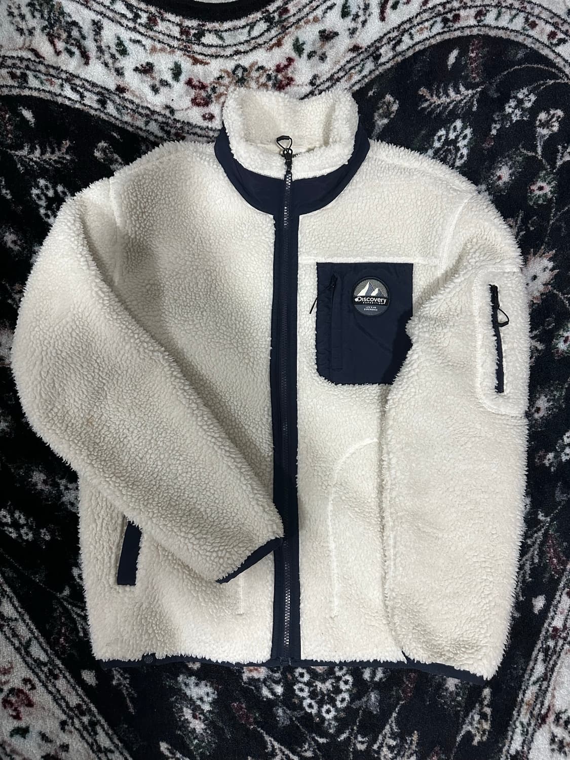 디스커버리 익스페디션 뽀글이 후리스 자켓 아이보리  상품이미지1