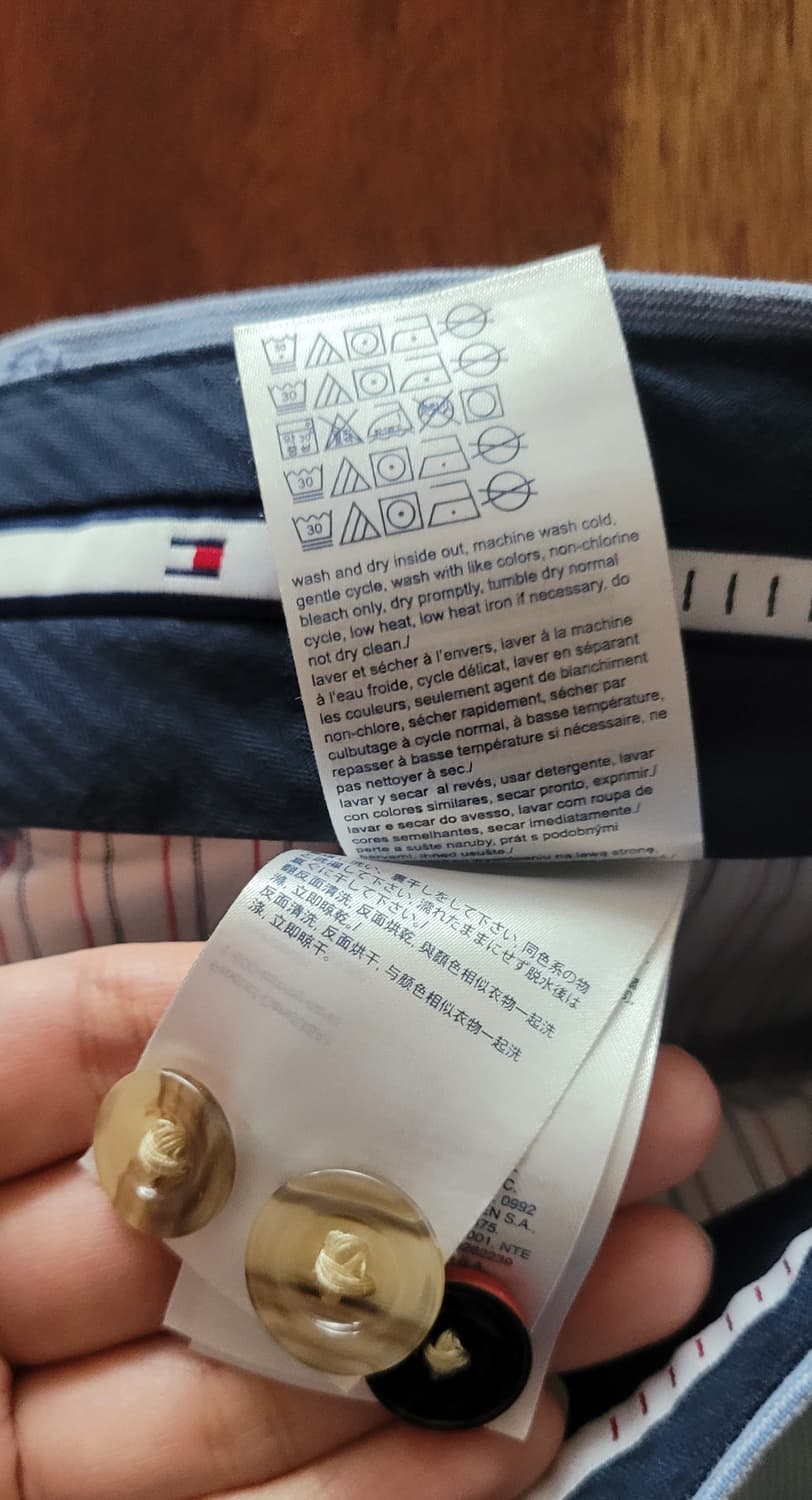 👔남성33인치👔타미힐피거 면바지(봄~초여름 상품이미지8