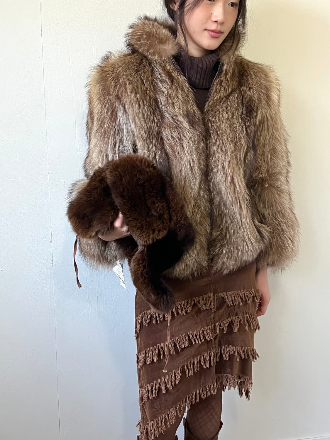 오리지날 폭스 퍼 이어플랩 상품이미지7