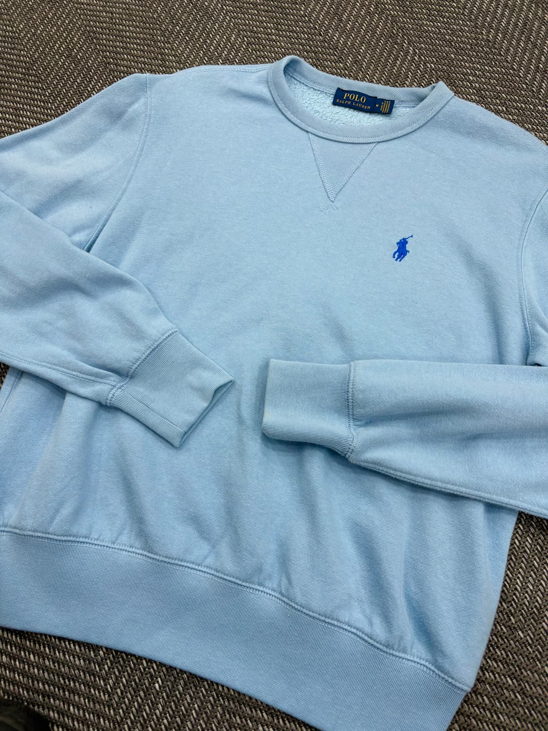 폴로 맨투맨 블루 상품이미지3