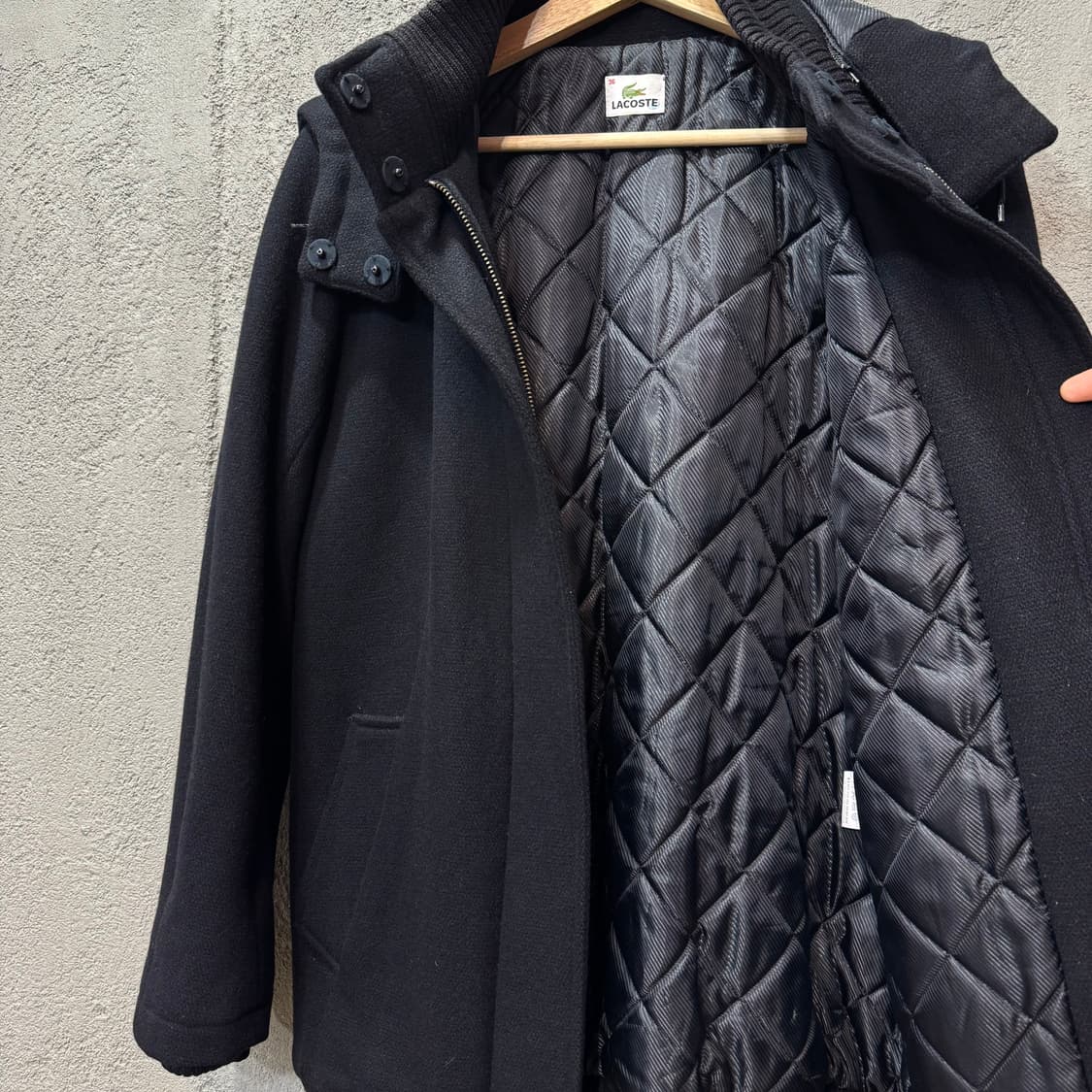 라코스테 울 블루종 후드 자켓 (S)   상품이미지6