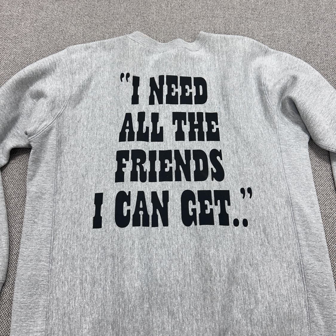 휴스턴재팬 찰리 브라운 그레이 맨투맨(XL) 상품이미지7