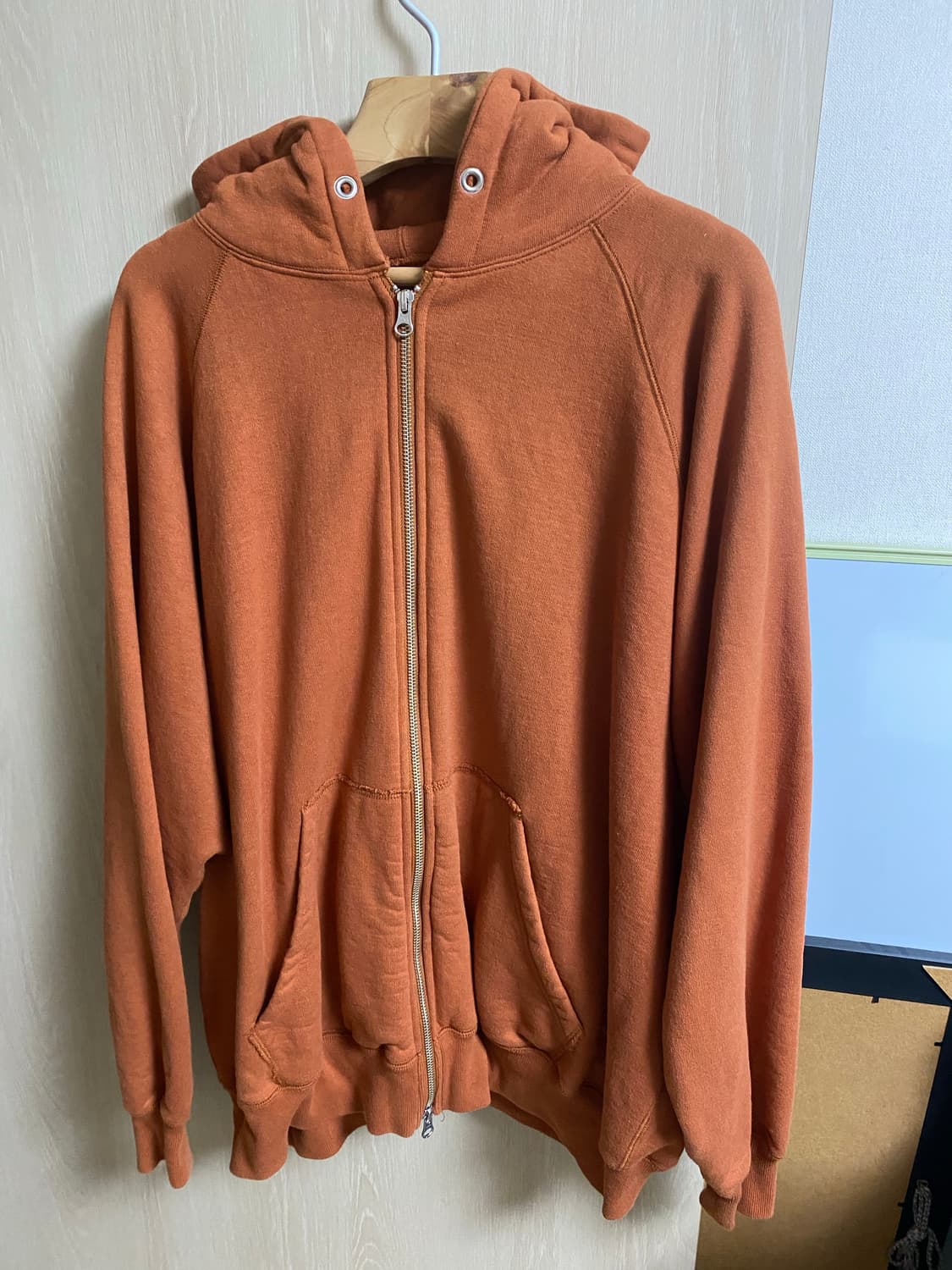 요코사카모토 집업후드 오렌지 3사이즈 상품이미지1