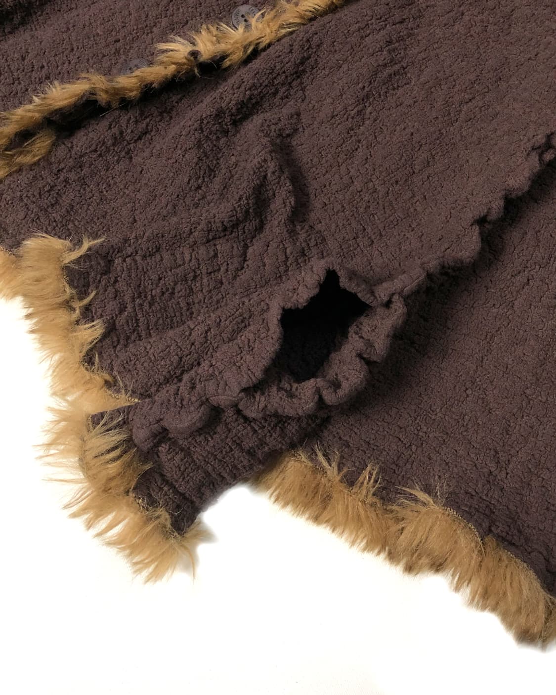 me ISSEY MIYAKE 트리밍 퍼 링클 자켓  상품이미지7