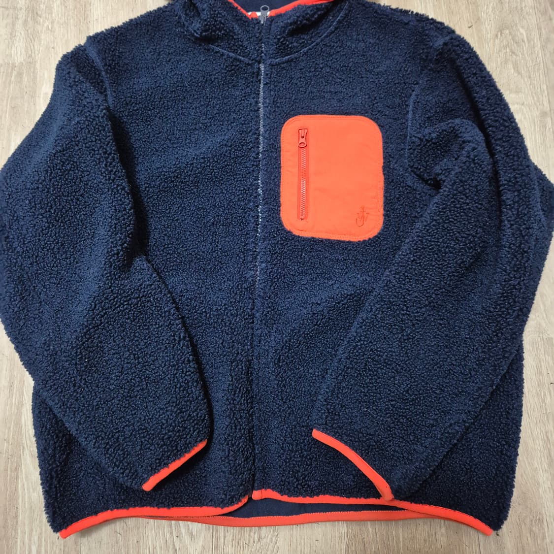 유니클로 JW앤더슨 콜라보 뽀글이 후드 후리스 자켓 L(100) 상품이미지3