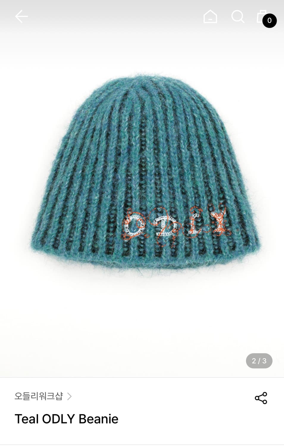 오들리워크샵 비니 상품이미지2