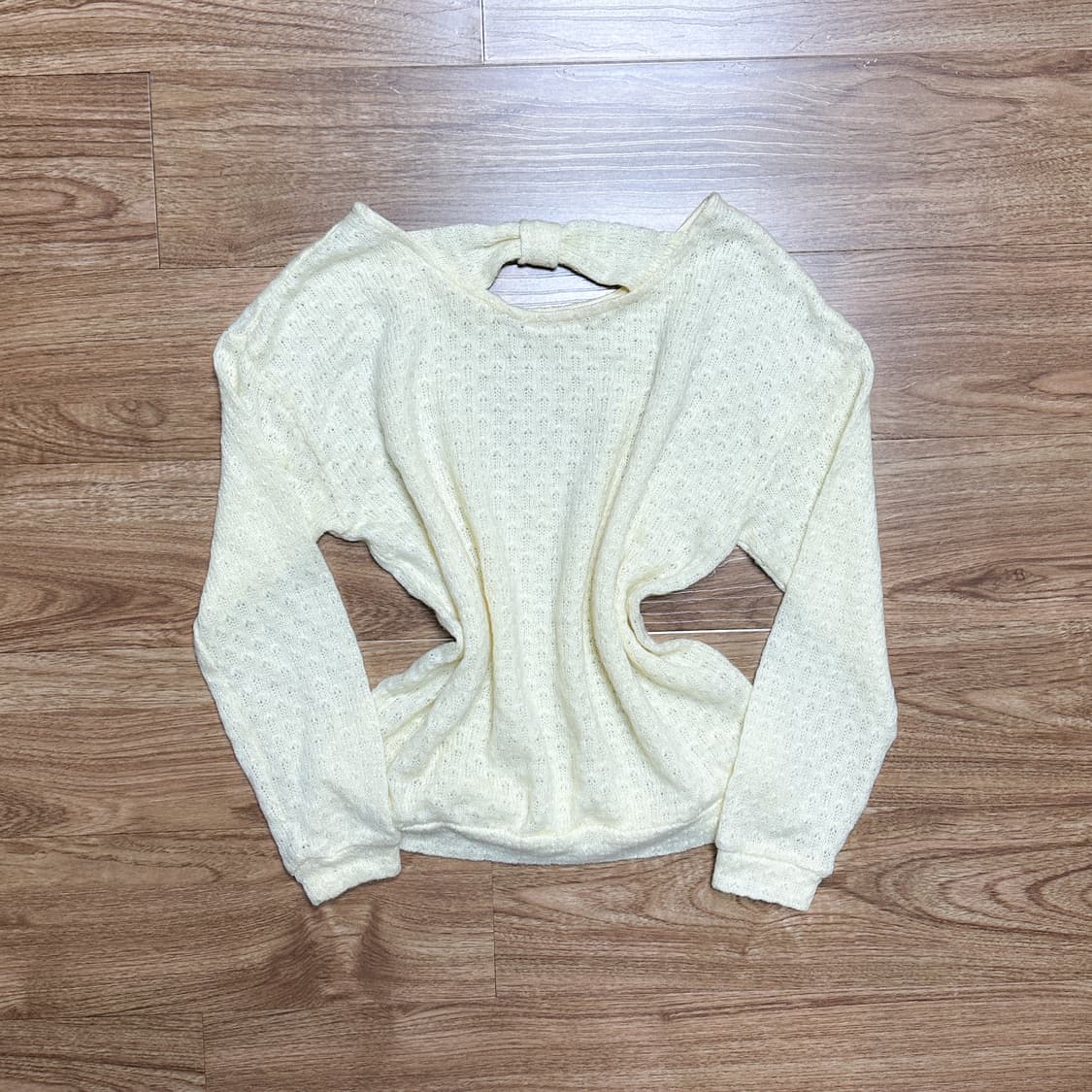 빈티지 리본 니트 티셔츠 히메갸루 로걀 라떼 모리걸 달천깔 고딕 히메카지 상품이미지1