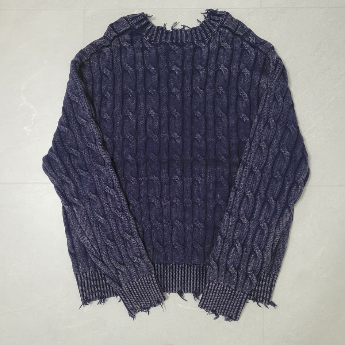 <밈더워드로브> 케이블 니트 1사이즈 상품이미지2