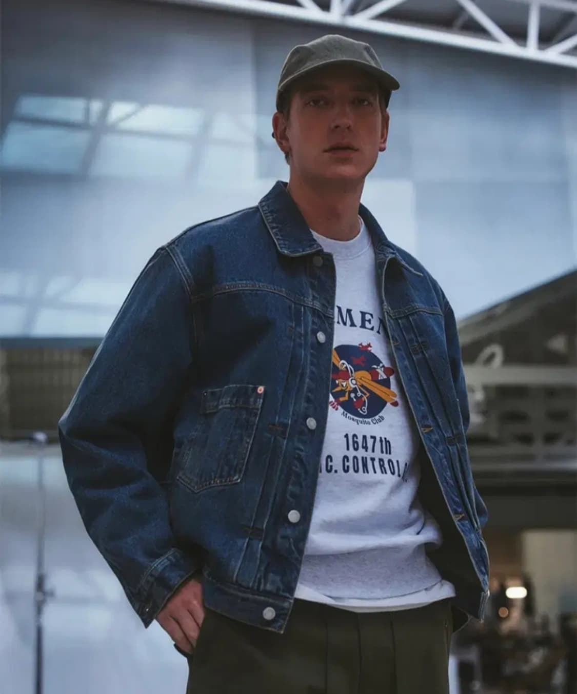 💥(새상품) 유니폼브릿지 에어포스 스웻셔츠 (L) 상품이미지7