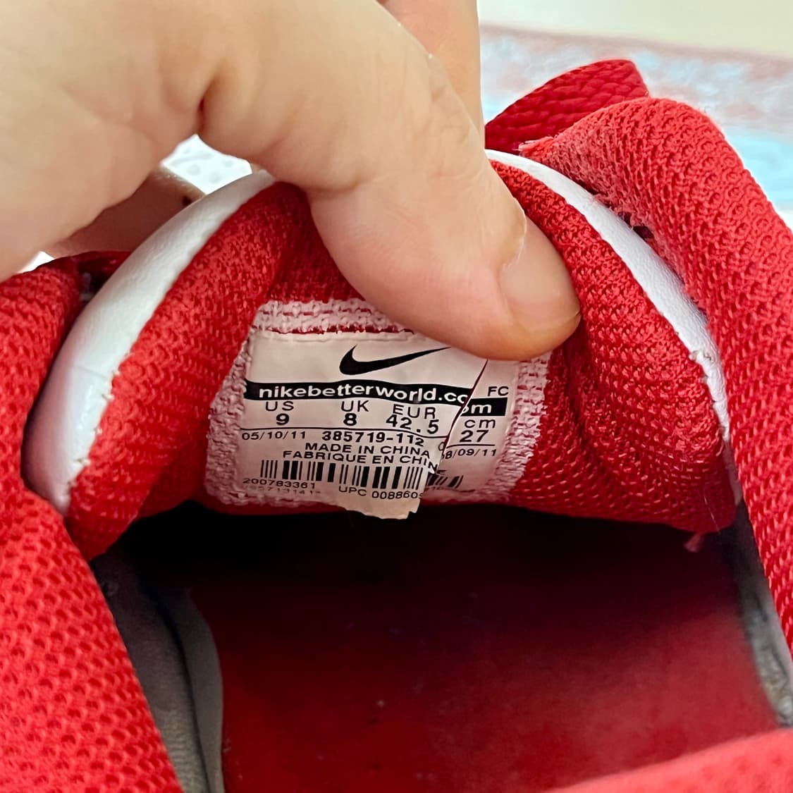 나이키에어 레드 빈티지 (270) 상품이미지3