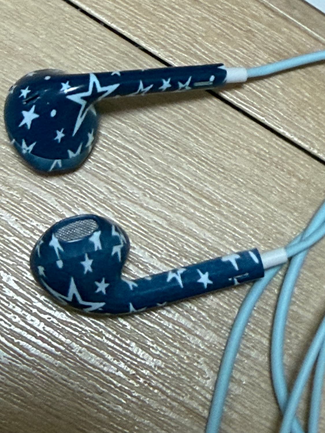 카비시 스타 줄이어폰 네이비 + 퍼플 별음표 파츠 세트 상품이미지3