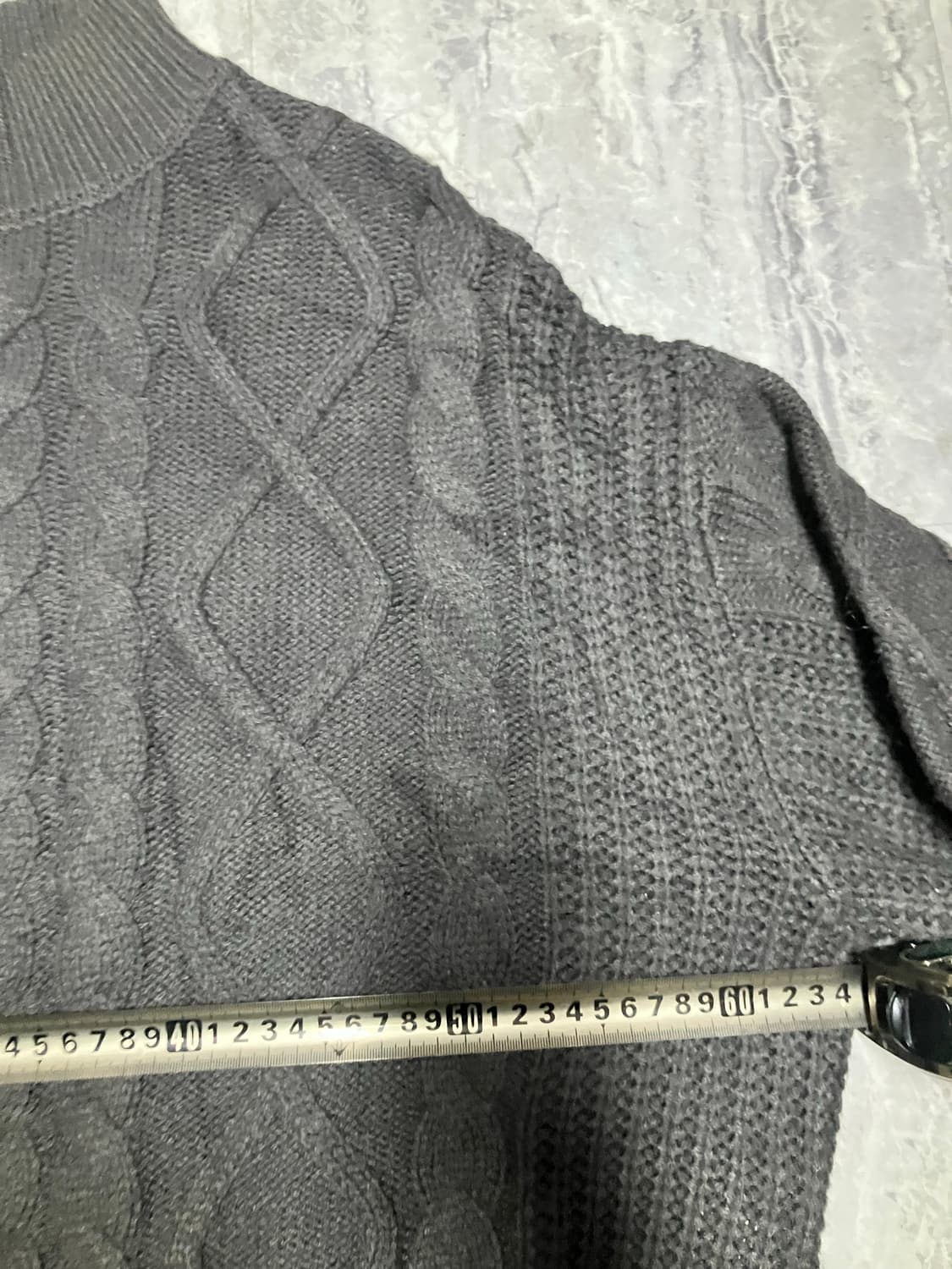 일본빈티지 Grl 하구미모리걸 할메카지 아방핏 반폴라 모크넥니트스웨터 상품이미지2