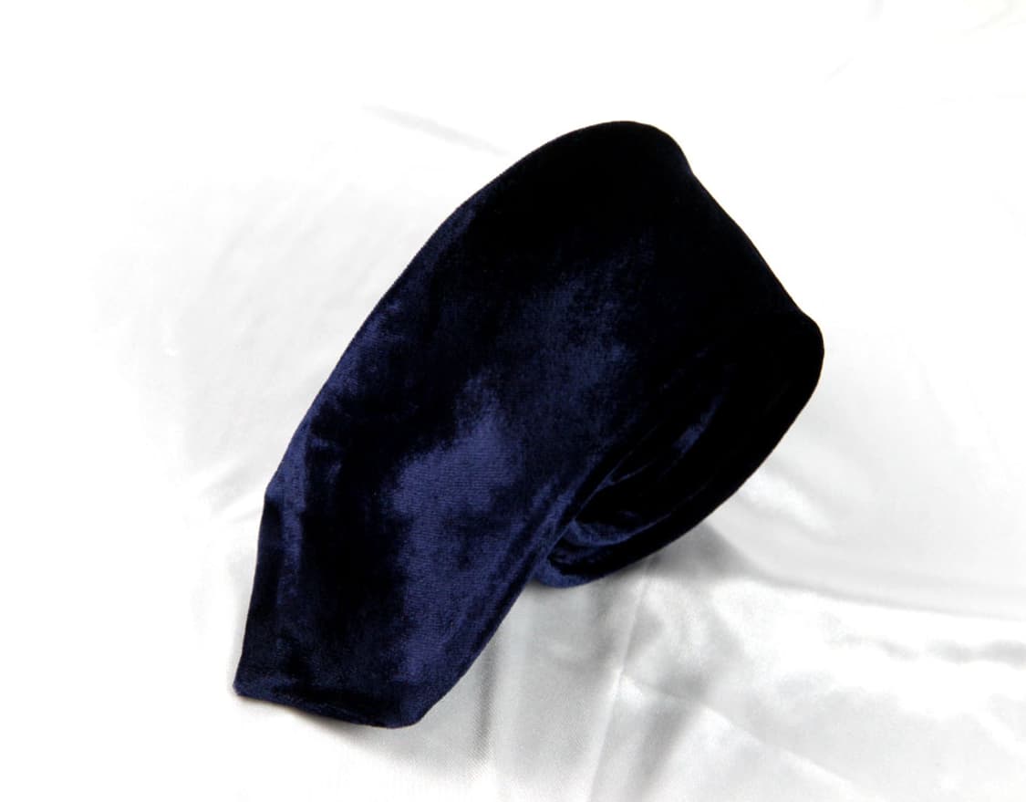 메트로시티 6.8cm 미사용 벨벳소재 남자 명품 넥타이 상품이미지1