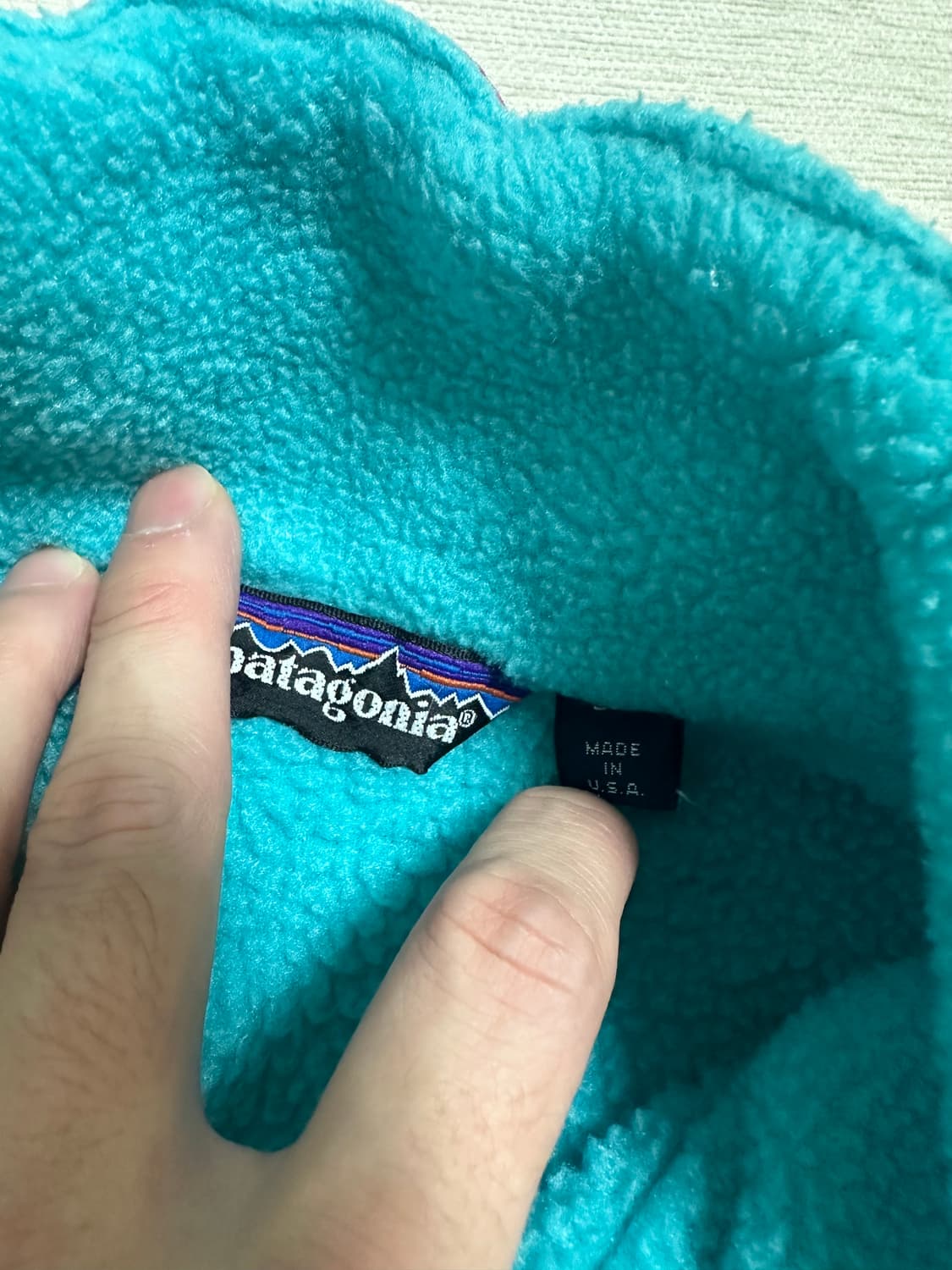 (S)80s 파타고니아 빈티지 하프집 플리스 헤비웨이트 상품이미지5