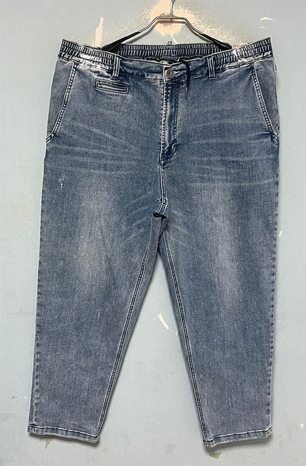 series 시리즈 남자 밴딩청바지 춘하 배기핏 스판 스키니 XXL 36 상품이미지1