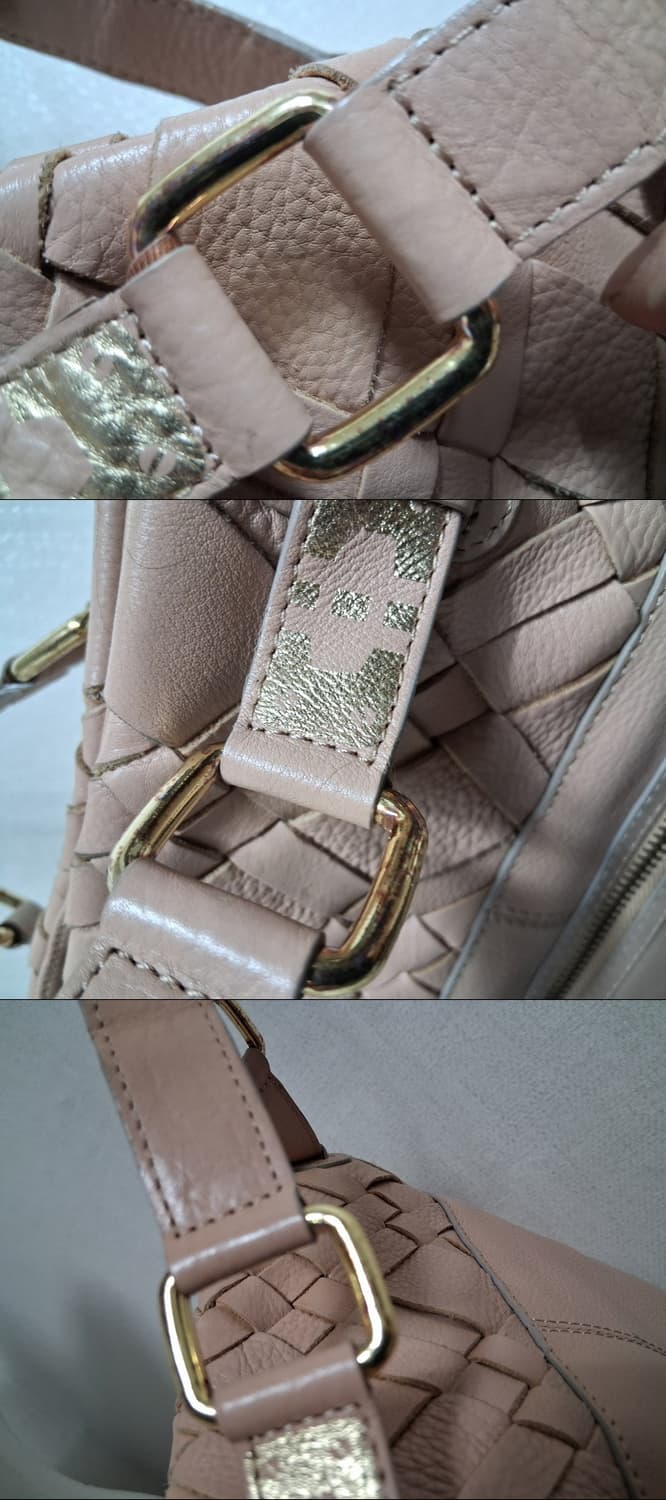 일본구제 Casellini 카셀리니 산호색 가죽코로스겸 토드 미사용품
묵 상품이미지10