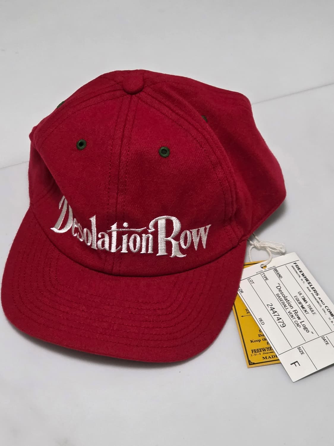 프리휠러스 데솔레이션 로우 별주 자수로고 울 벤트캡 모자  상품이미지1
