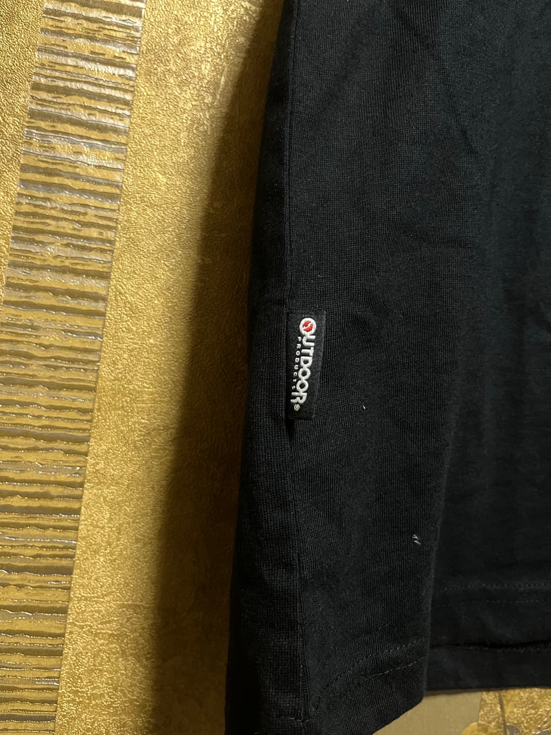  OUTDOOR 블랙 반팔티  상품이미지6