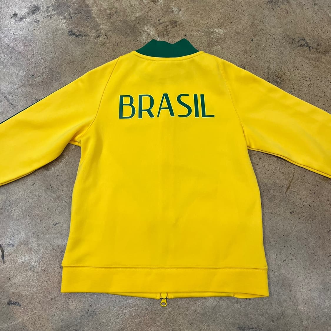 [정품/70] 나이키 브라질 축구 국가대표팀 트랙 자켓 옐로우 b17 상품이미지4