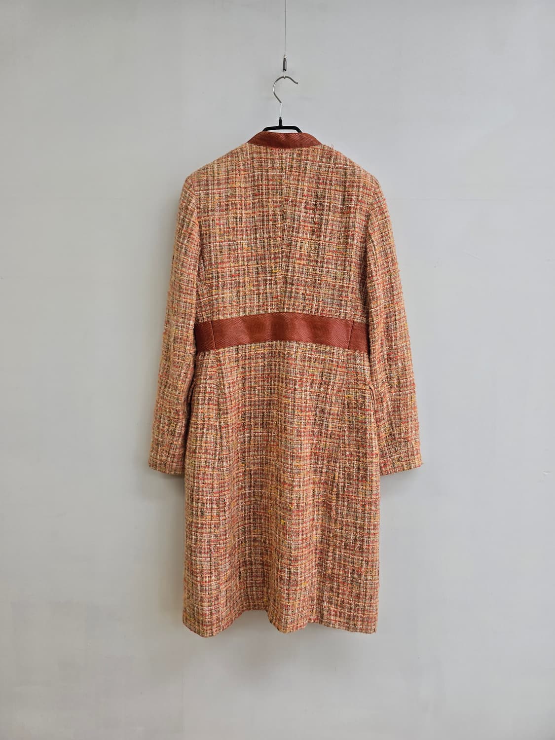 돌체앤가바나 정품 트위드 원피스형 롱코트 상품이미지7