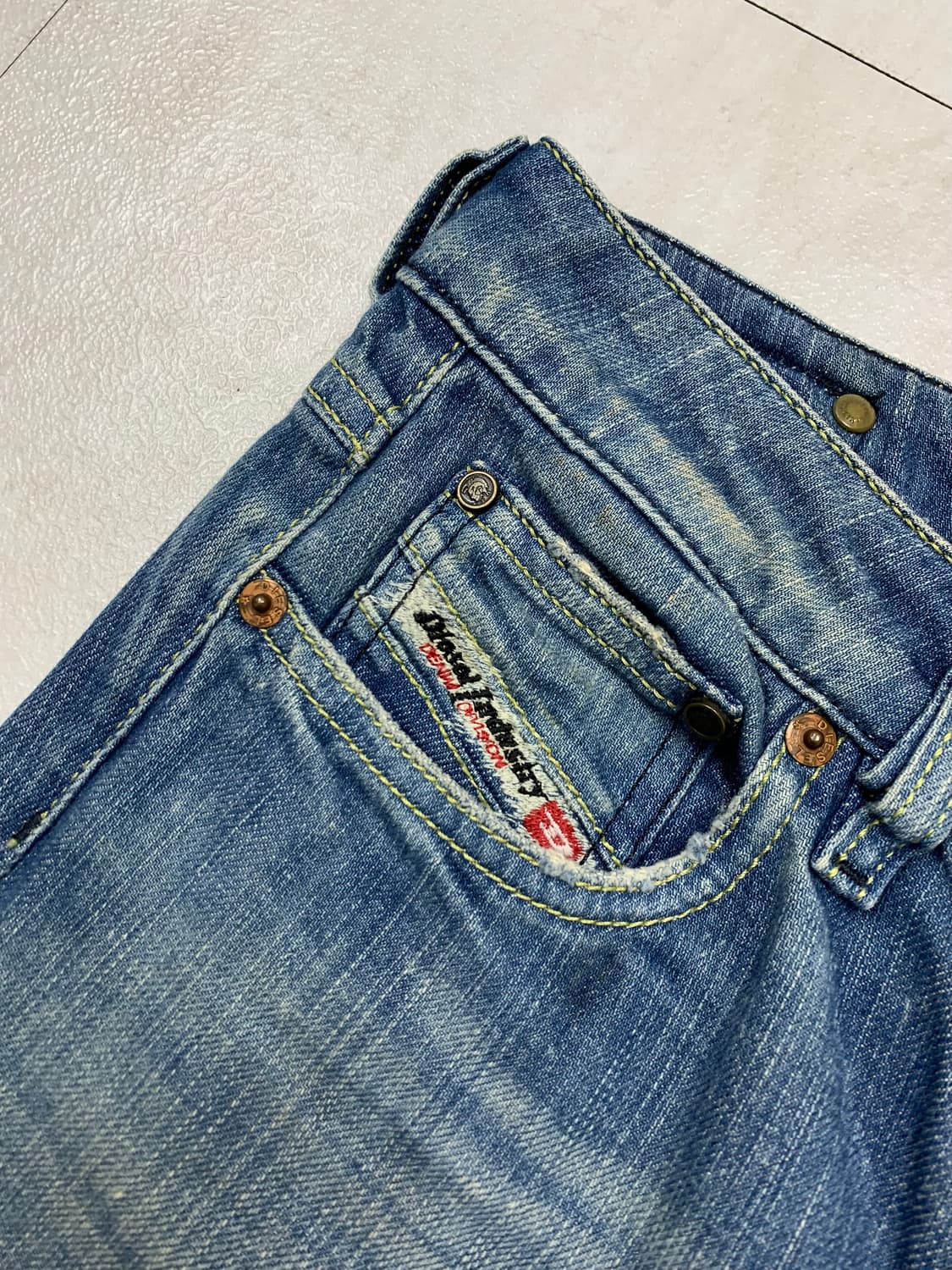 디젤 워싱 데님 팬츠 #525 상품이미지4