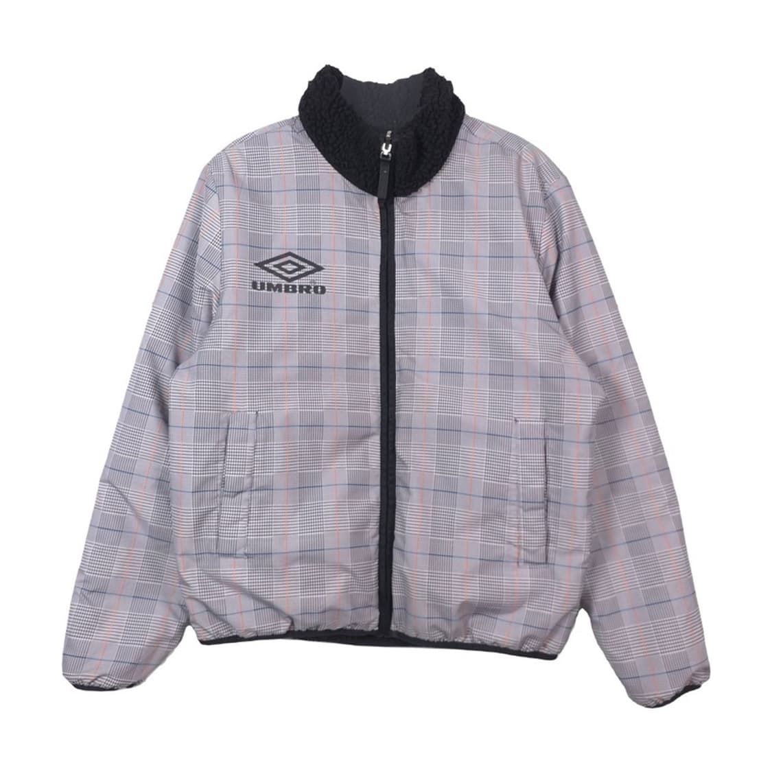 엄브로 리버시블 체크 양털 후리스 자켓 M 상품이미지1