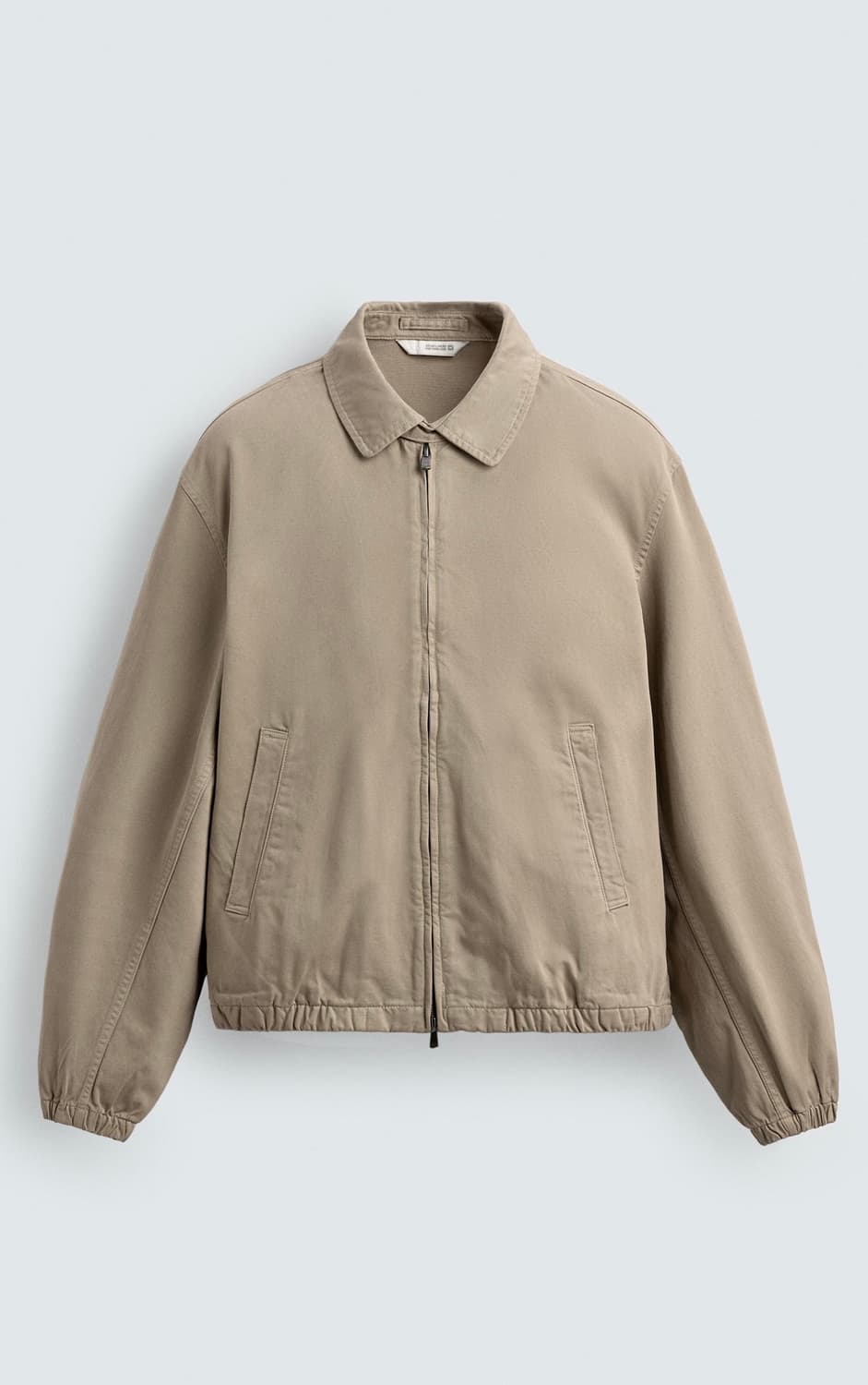 ZARA 베이지 코튼 자켓 상품이미지1