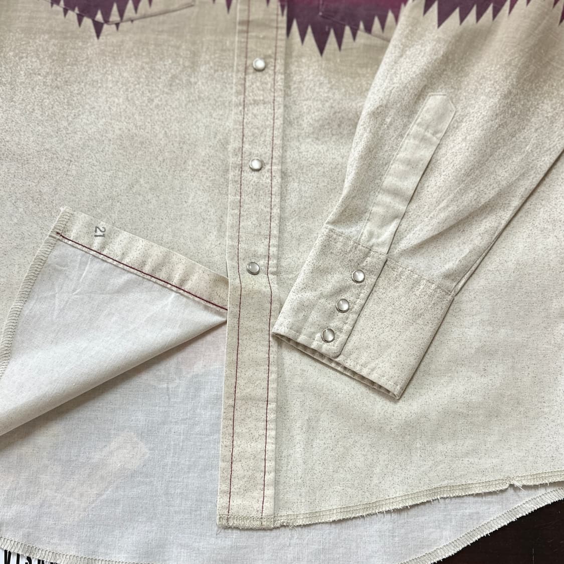 90s 랭글러 나바호 웨스턴 셔츠 M 상품이미지4