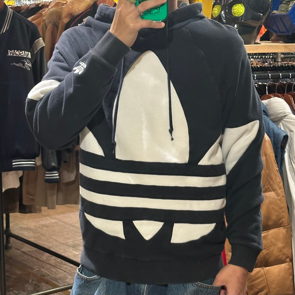 [HI] 아디다스 후드티 블랙 상품이미지1