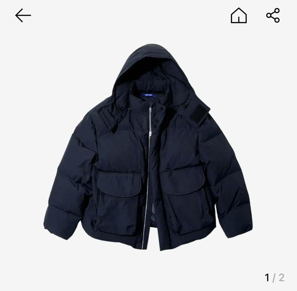 네이더스 디테쳐블 구스 네이비 2사이즈 상품이미지1