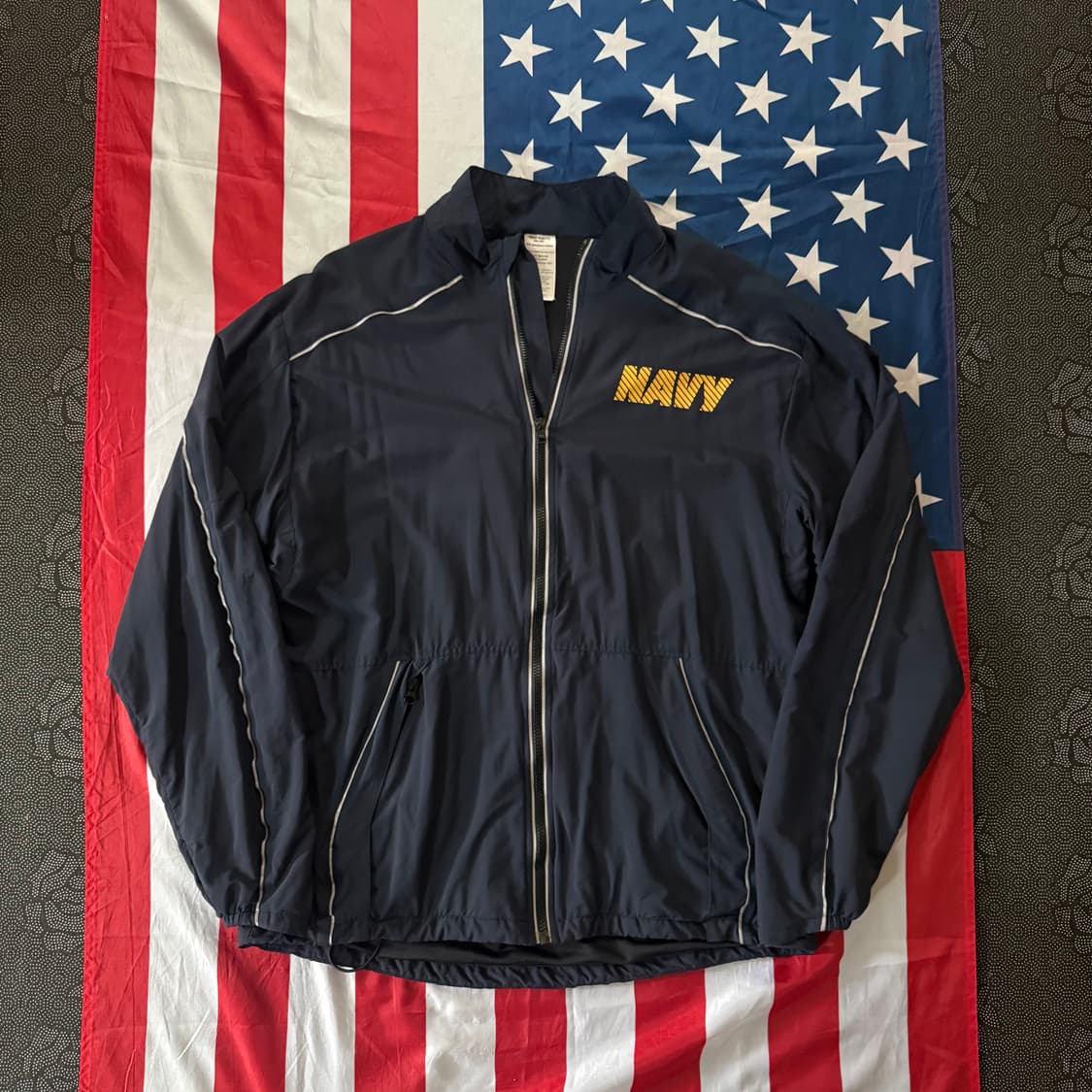 [M] 밀리터리 미 해군 NAVY 바람막이 러닝 자켓 -5 상품이미지1