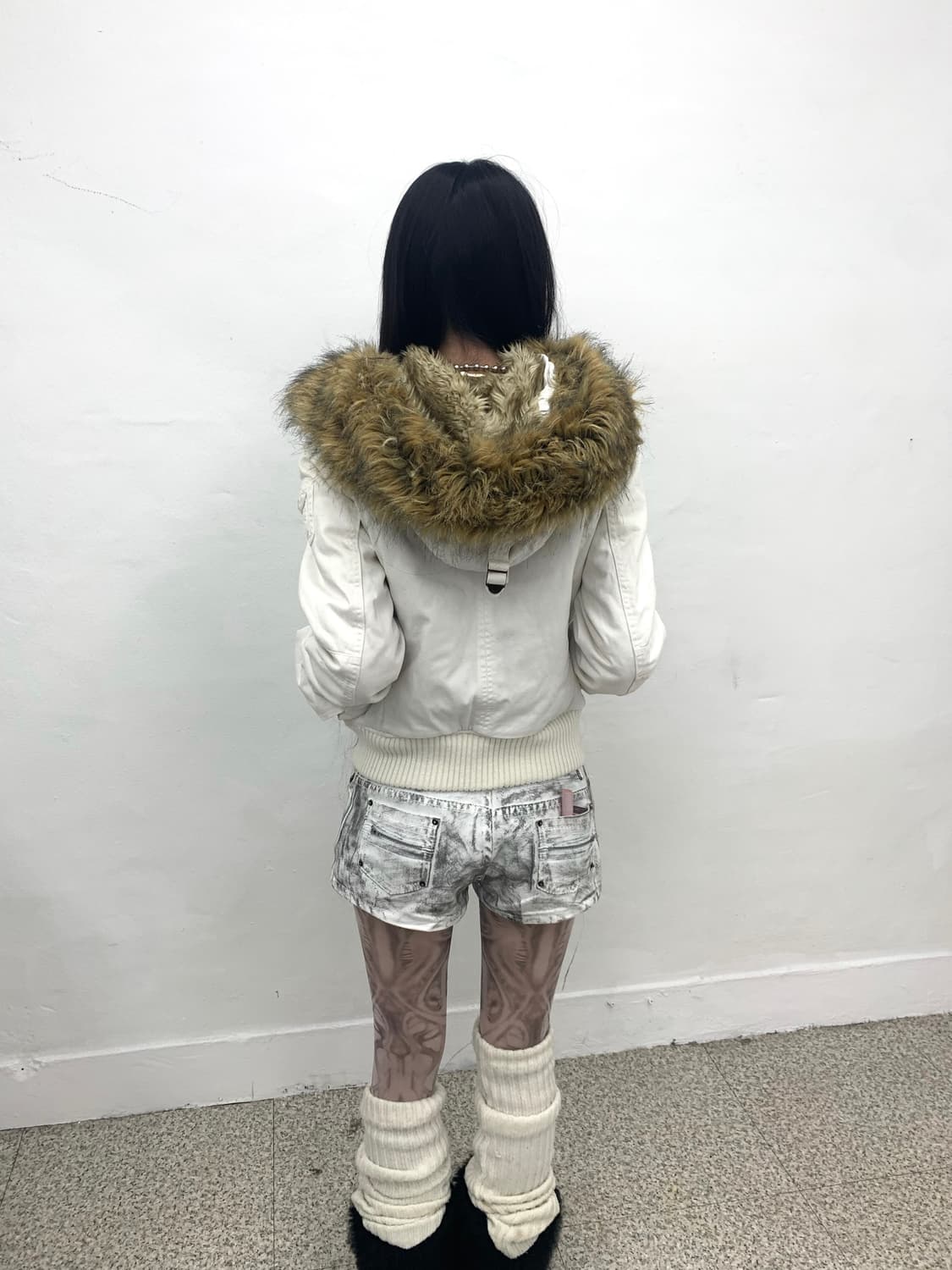 Abecrombie 00s fur down wolfjo parka  상품이미지4