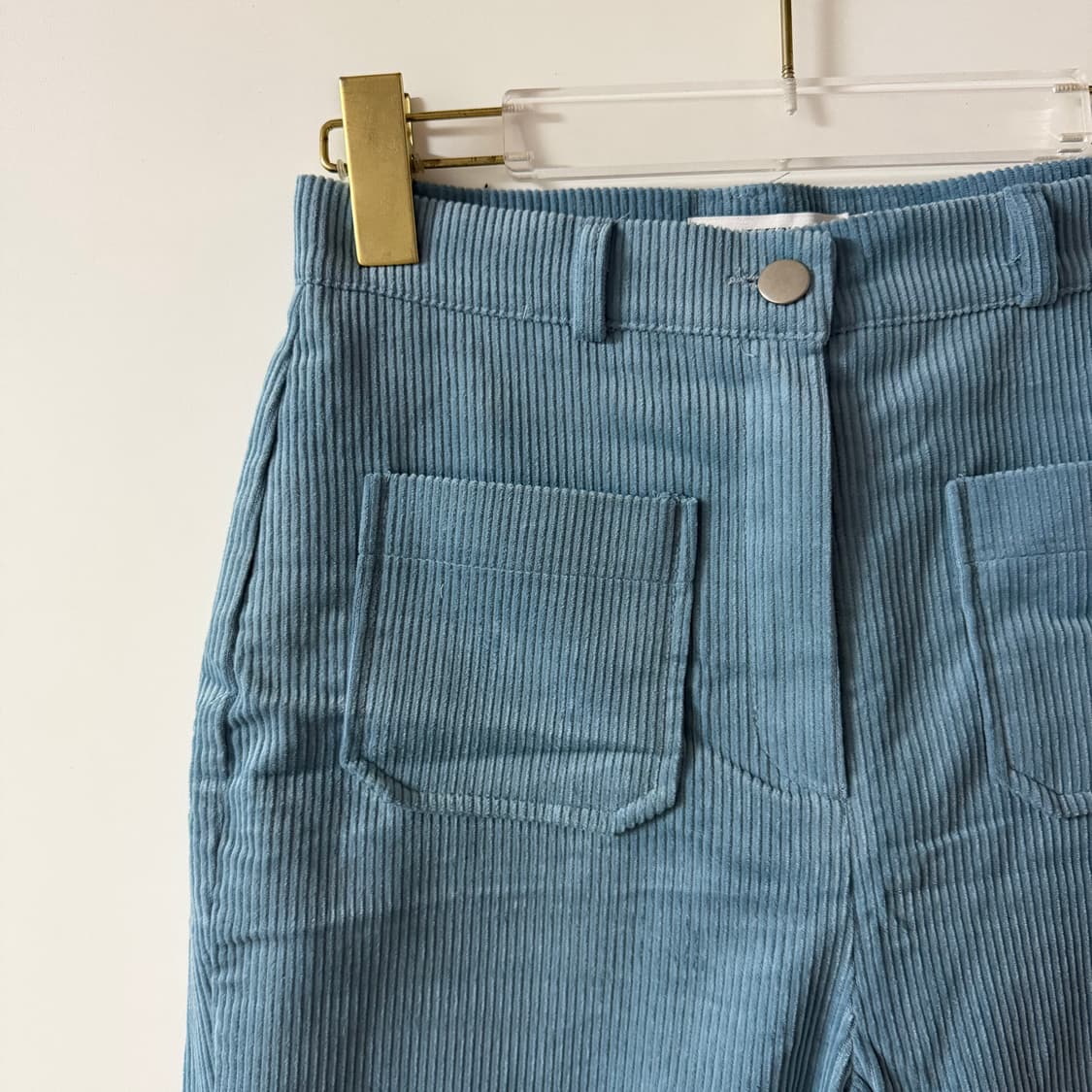 새상품 여자 코듀로이 와이드 팬츠 S 상품이미지2