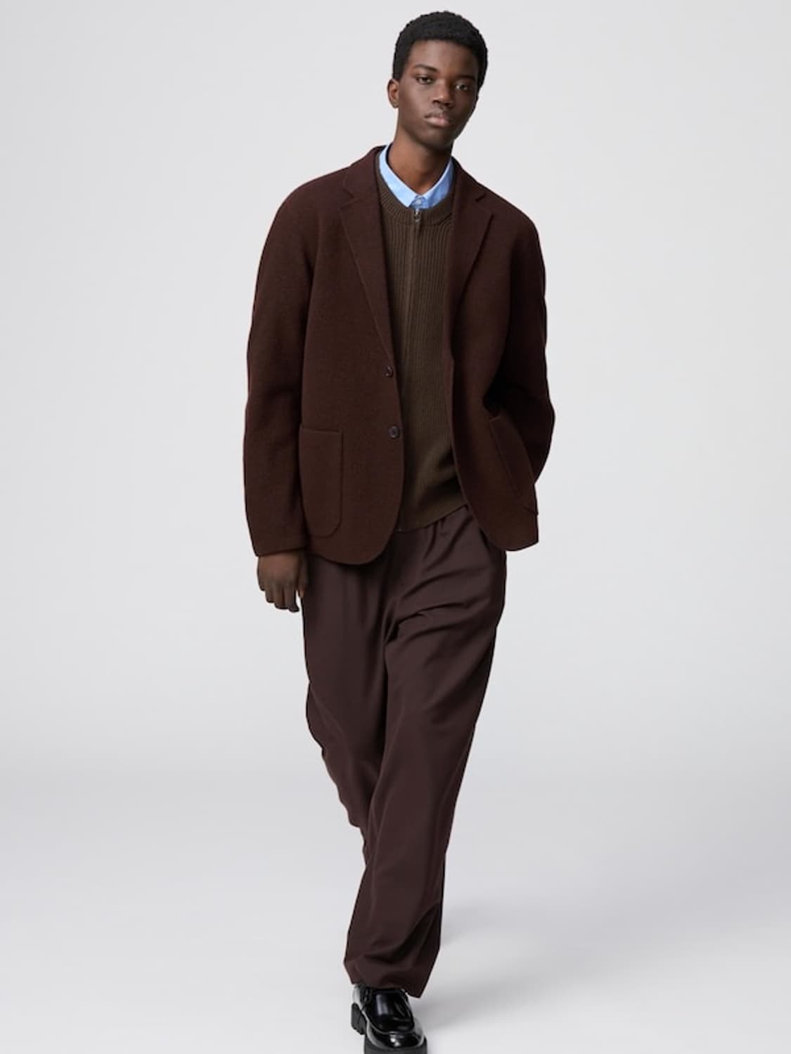 uniqlo c 유니클로c 오버핏 니트 자켓 3xl 상품이미지6