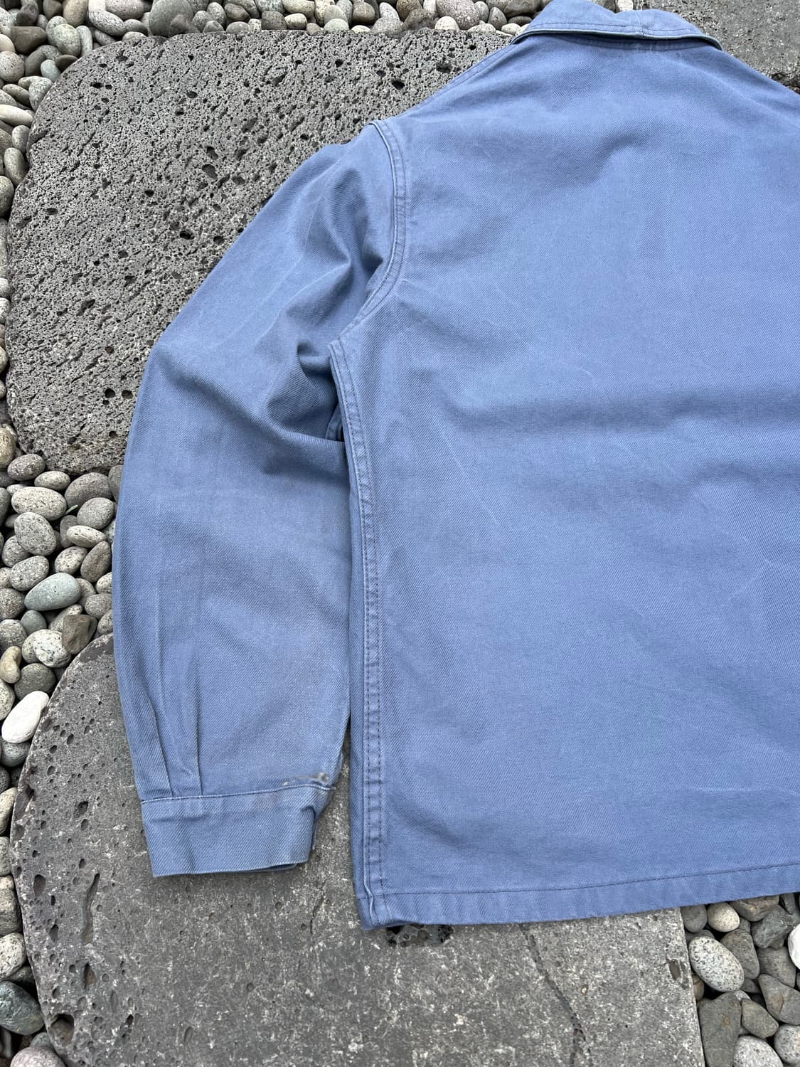 OLD WASHING BLUE VINTAGE FRENCH 프렌치워크자켓 상품이미지8