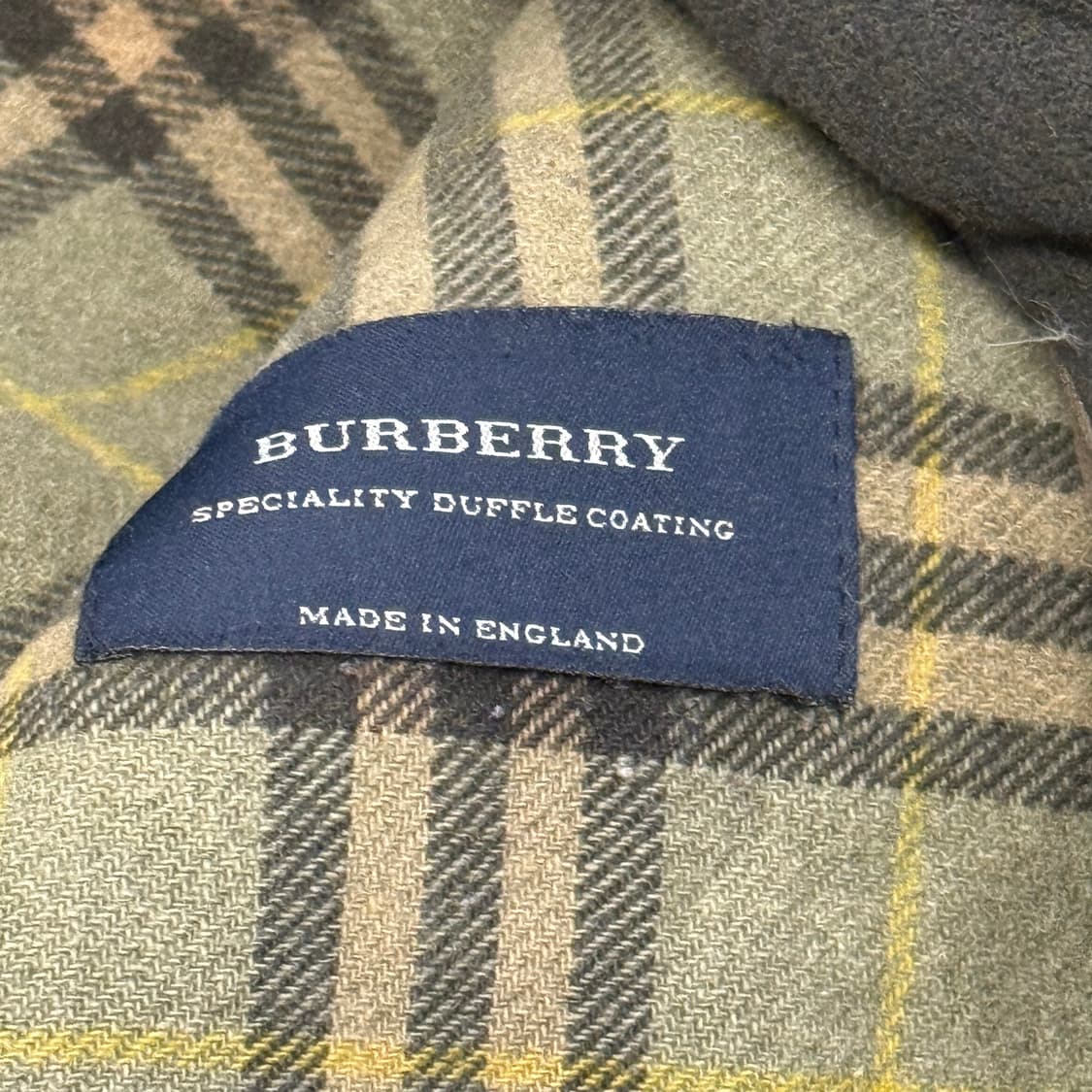 버버리 카키 버버리 더플 떡볶이 코트  상품이미지6