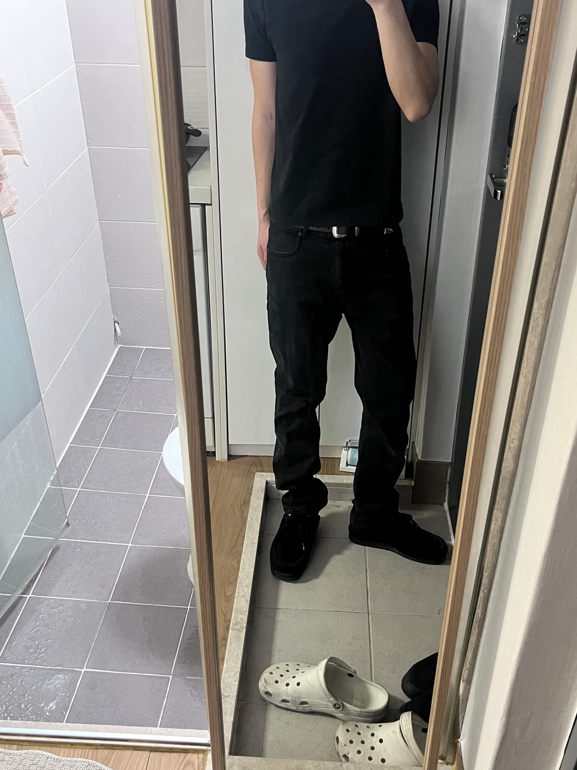 마르지엘라 블랙 데님 팬츠 상품이미지2