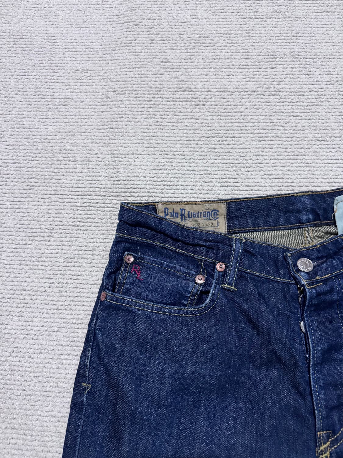 폴로 랄프로렌 클래식 버튼 데님 팬츠 (32x32) 상품이미지1