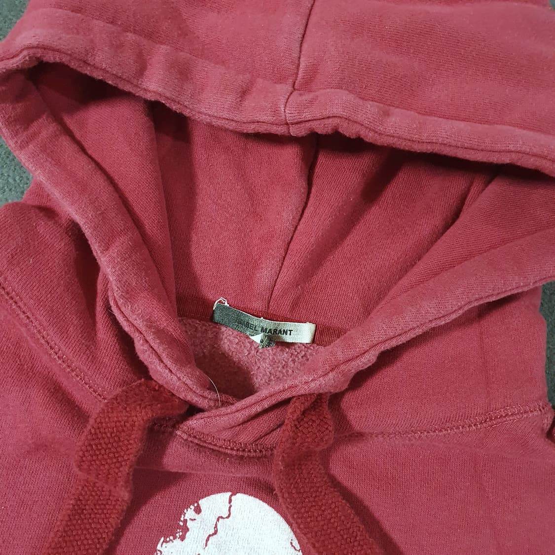 이자벨마랑 오버사이즈 빈티지 로고 후드티 L 핫핑크 상품이미지5