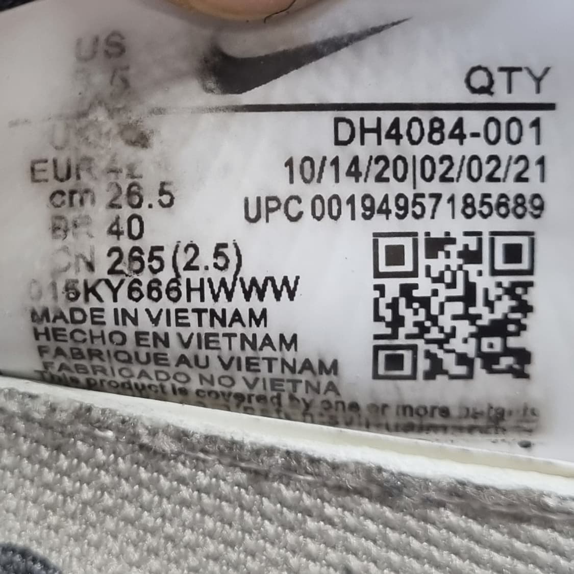 나이키 베이퍼맥스 2020 플라이니트 265 상품이미지6