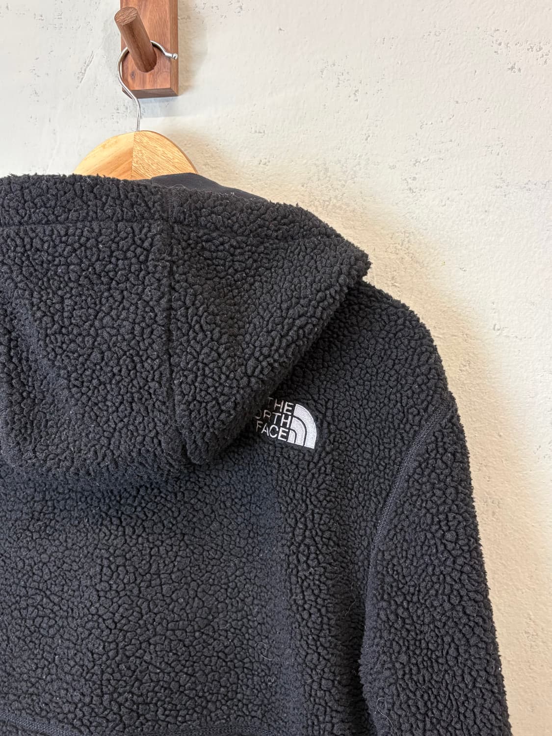 노스페이스 화이트라벨 스노우 플리스 자켓 블랙 상품이미지4