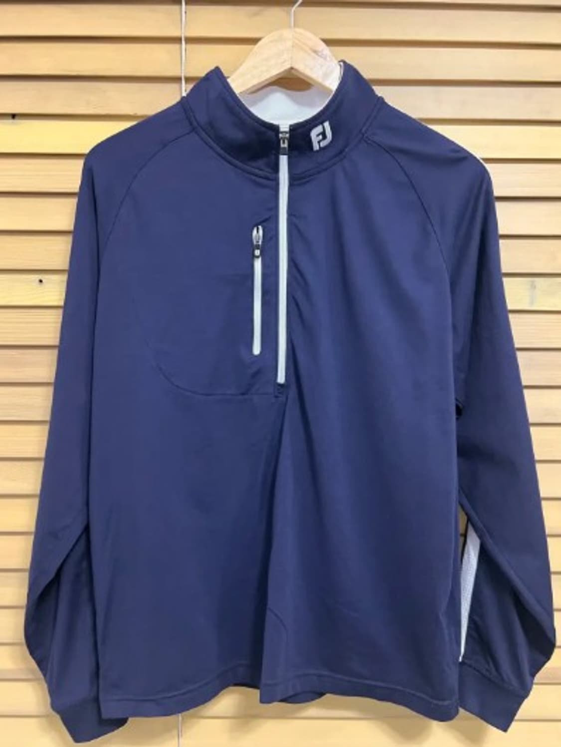 풋조이FJ 남성 반집업골프티셔츠 상품이미지2