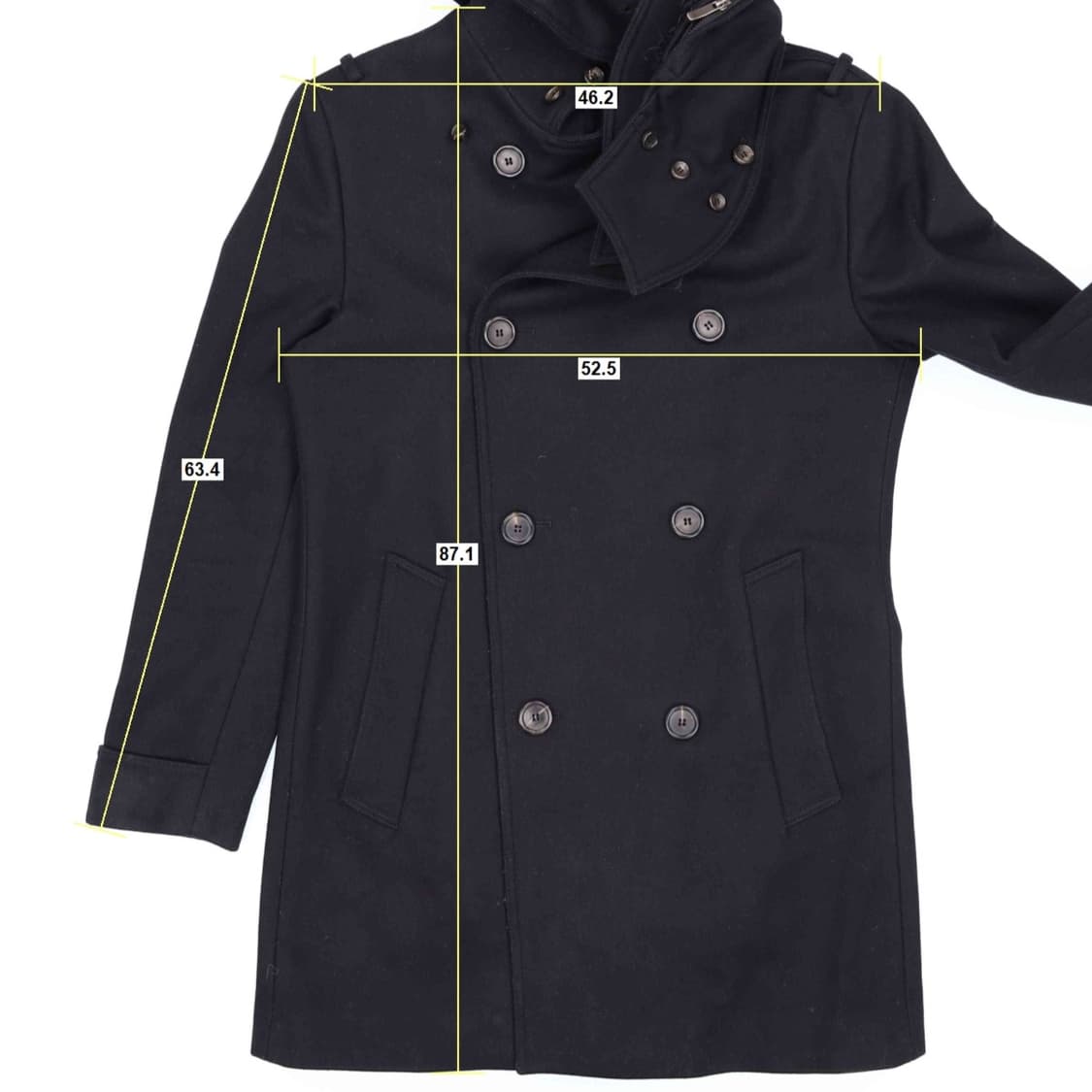 [105] 솔리드옴므 우영미 모헤어 캐시미어 혼방 코트 블랙 3833 상품이미지10