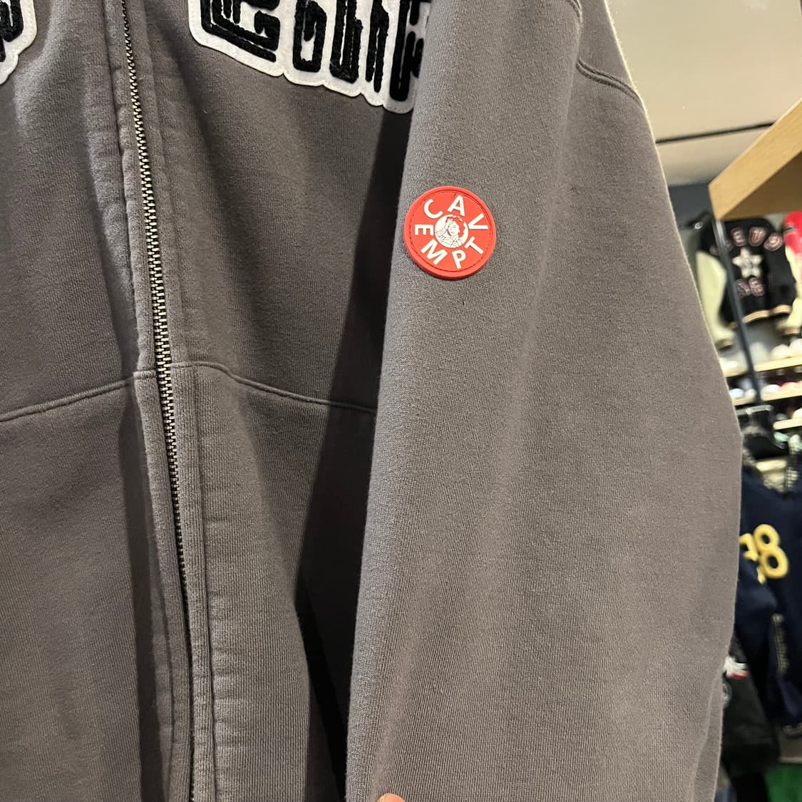 CAVEMPT 카브엠트 가먼트다잉 후드집업 아주 나이스 상품이미지6