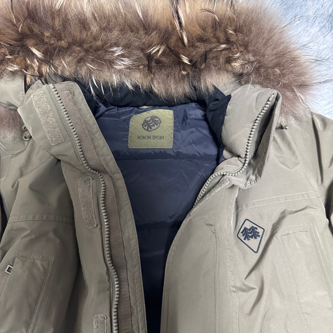 코오롱스포츠 고어텍스 구스다운 패딩 S 90사이즈 상품이미지3