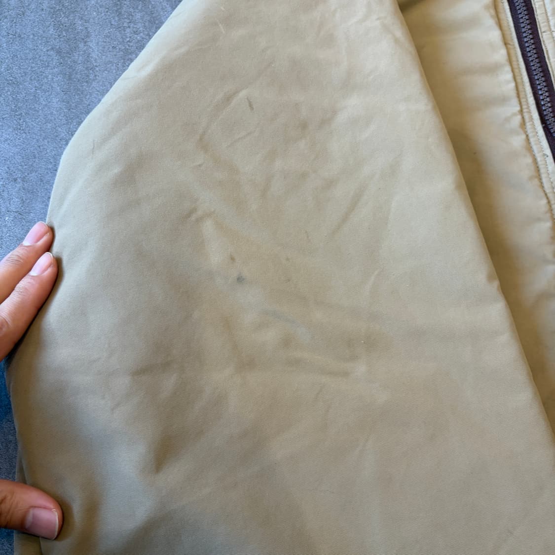 90s 90년대 미국 생산 엘엘빈 브라운 웜업 자켓 상품이미지8